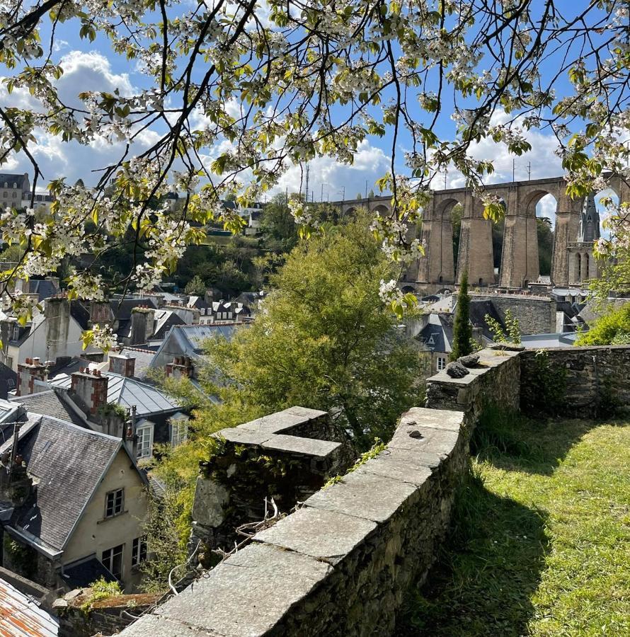Cosy Et Jardin Panoramique Apartman Morlaix Kültér fotó